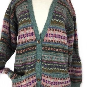 Eddie Bauer women's jacket sweater wool M